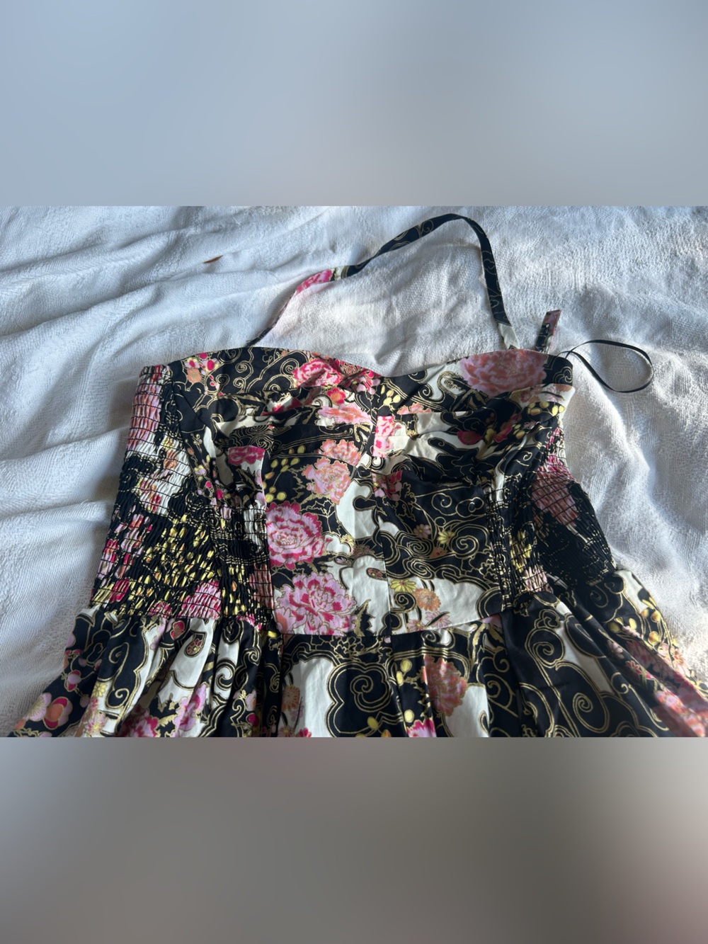 Unique Vintage Alfred Saheen dress. Size XL - Picture 2 of 5